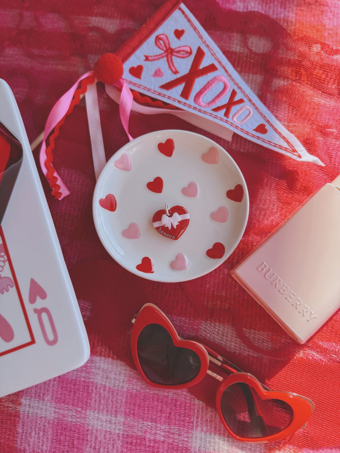 chocolate box | clay pet id tag