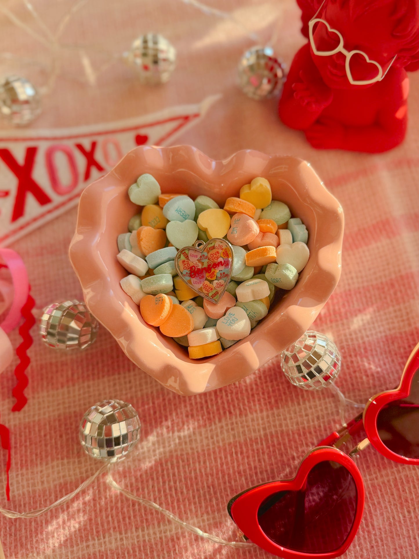 love notes | resin pet id tag