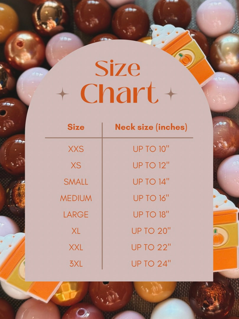 sweet psl | beaded pet necklace
