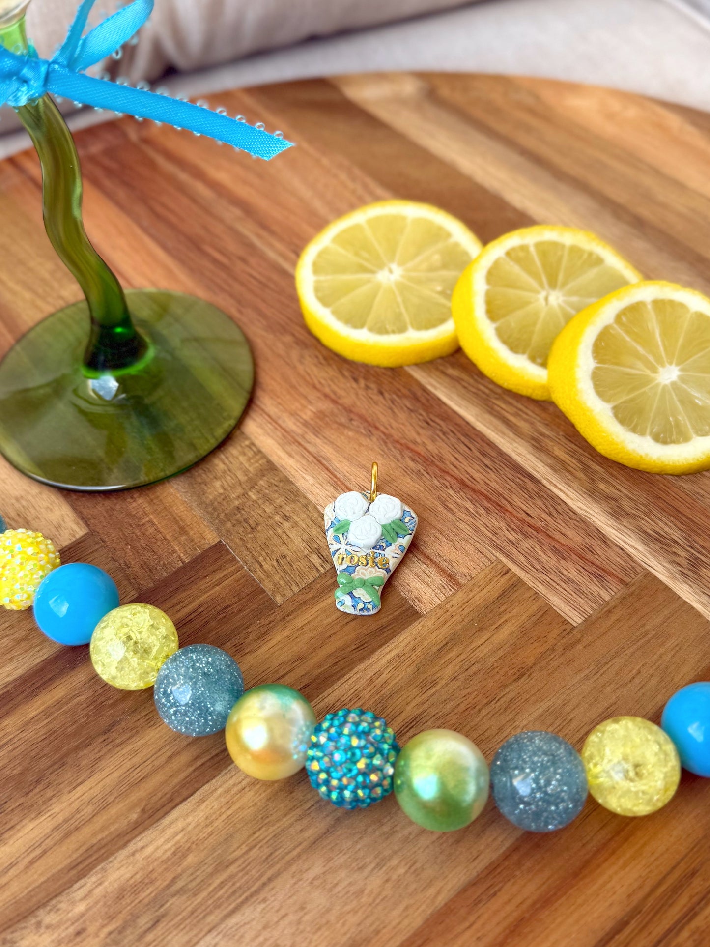 Fiore | clay pet id tag