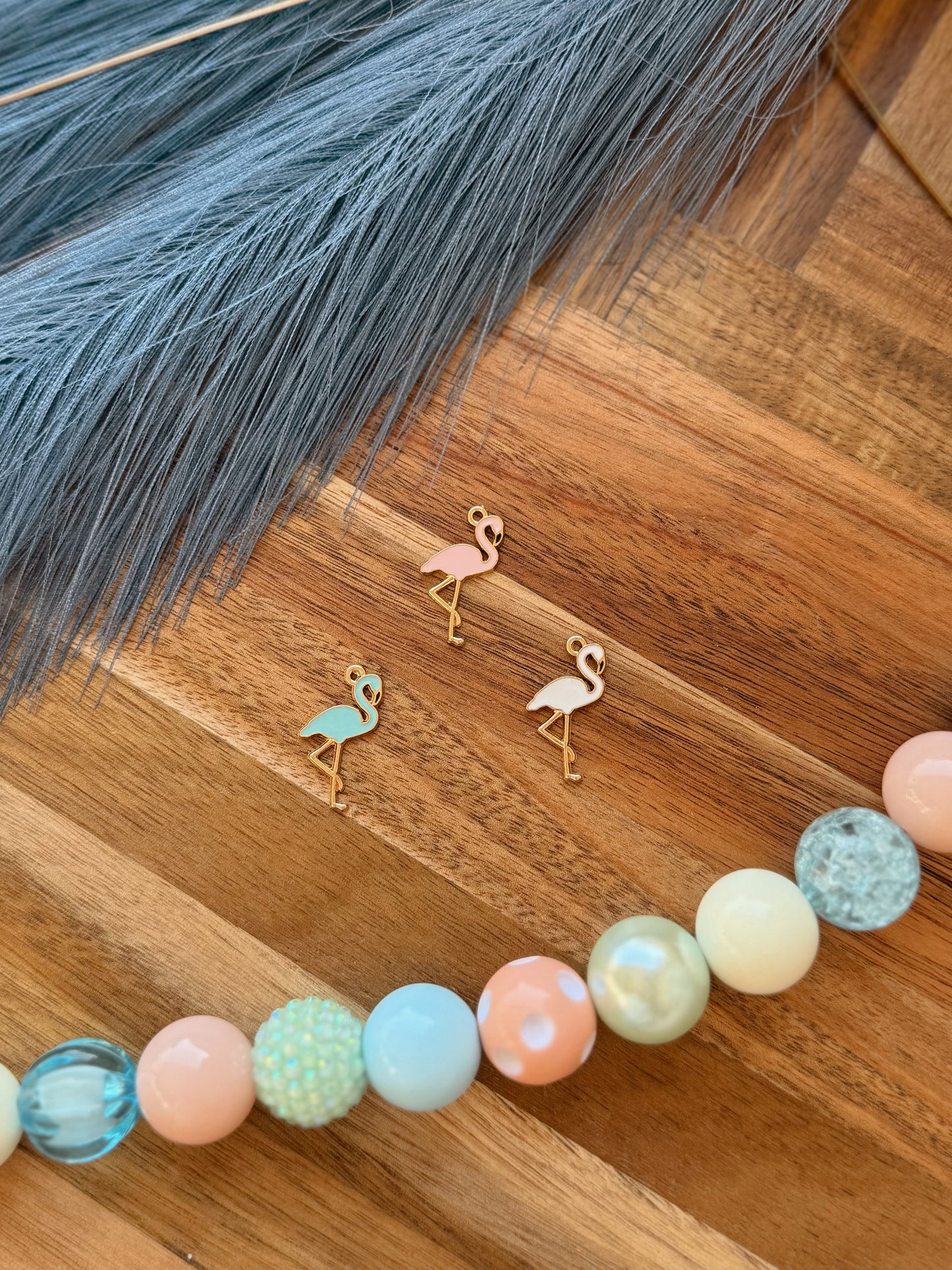 flamingo charms | add on