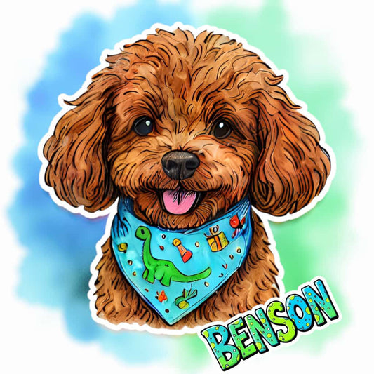 BENSON’s BDAY BUNDLE| clay pet id tag