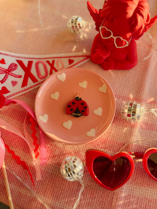 love bug | clay pet id tag