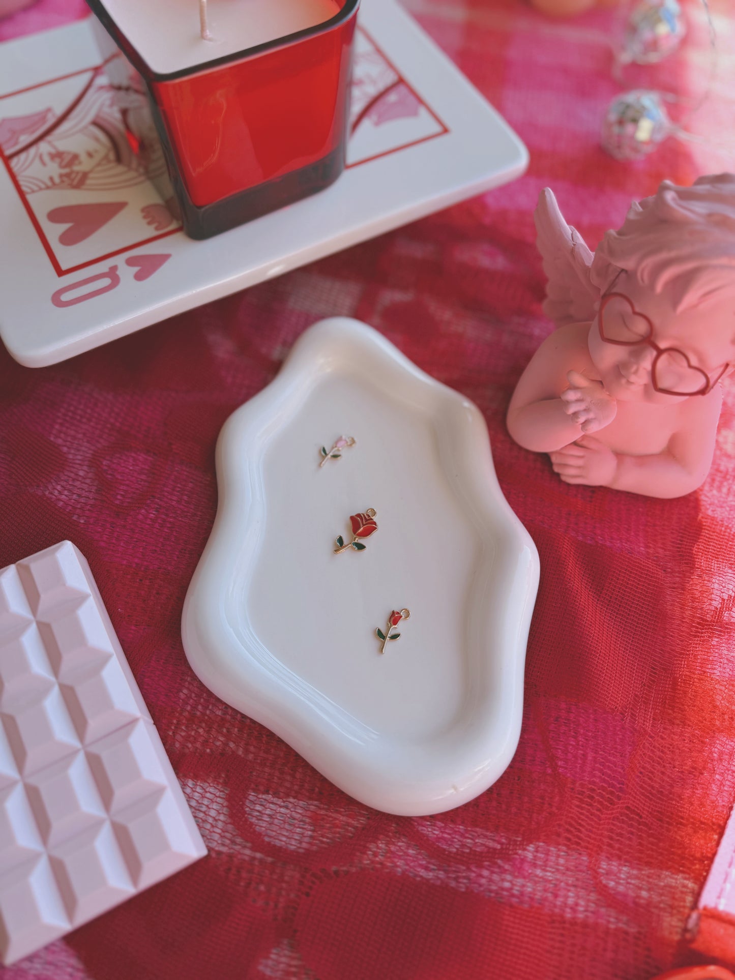rose charm | add on