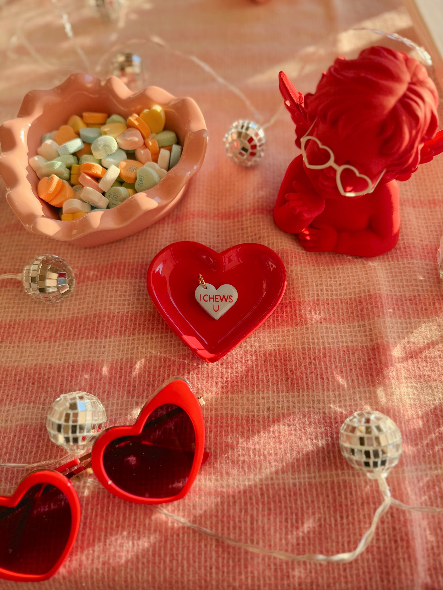 sweethearts | clay pet id tag