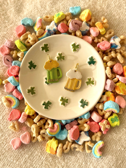 Lucky mug | clay pet id tag