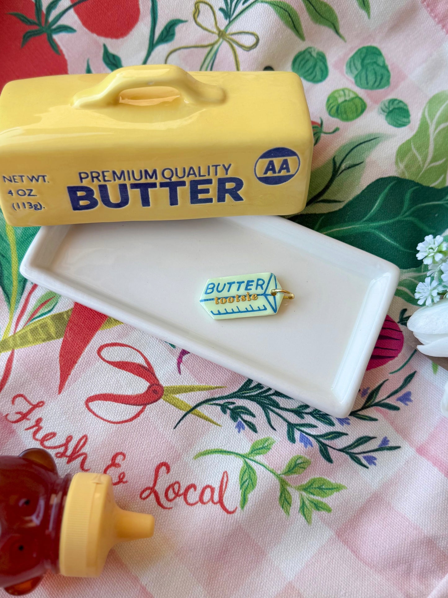 Stick of butter | clay pet id tag