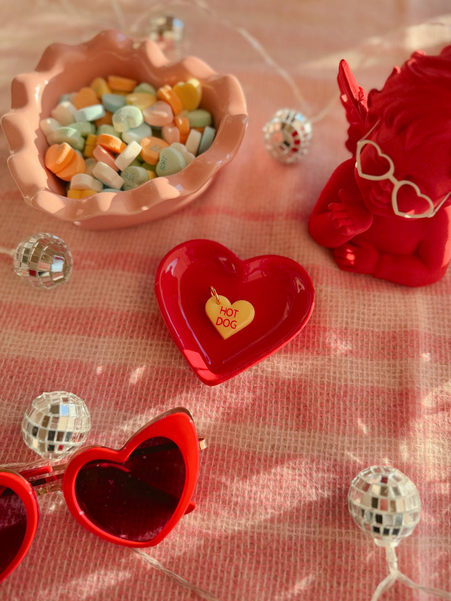 sweethearts | clay pet id tag