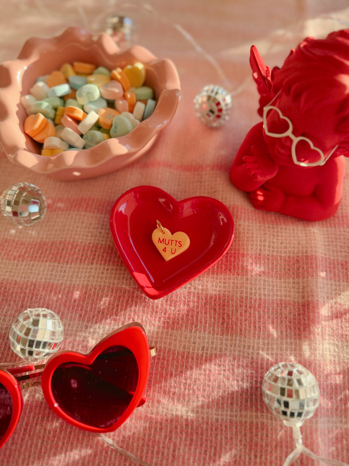 sweethearts | clay pet id tag