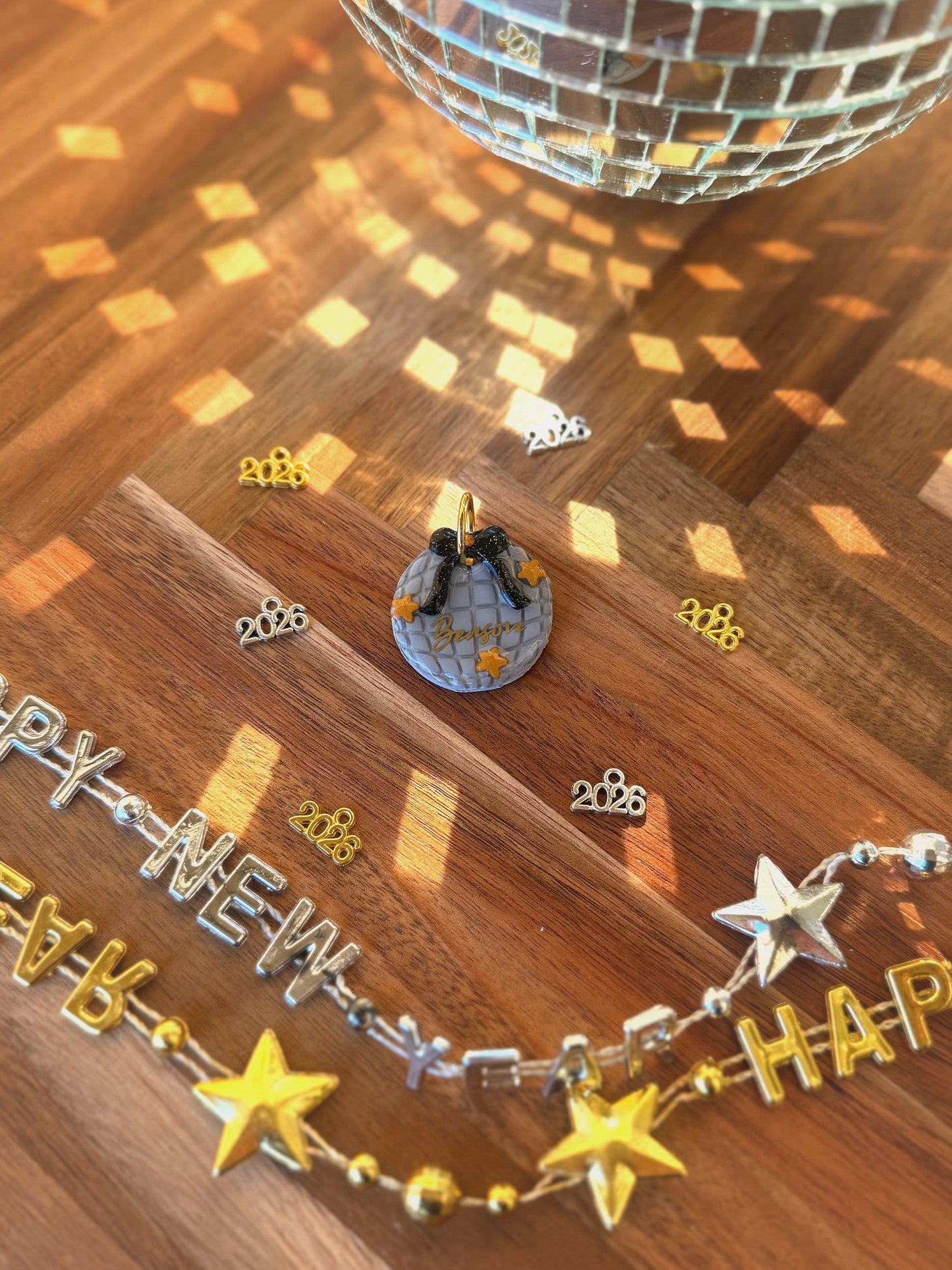 NEW YEAR | clay pet id tag