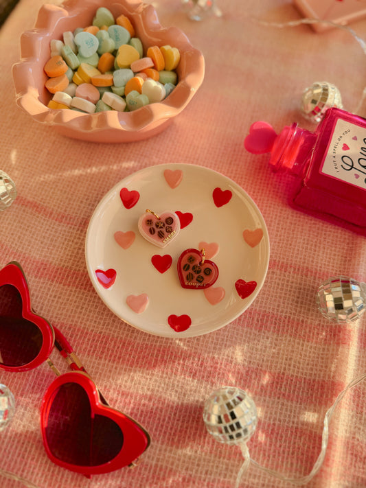 box of chocolates | clay pet id tag