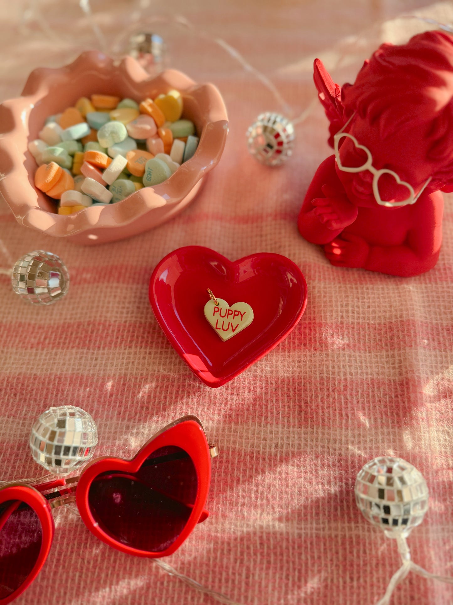 sweethearts | clay pet id tag