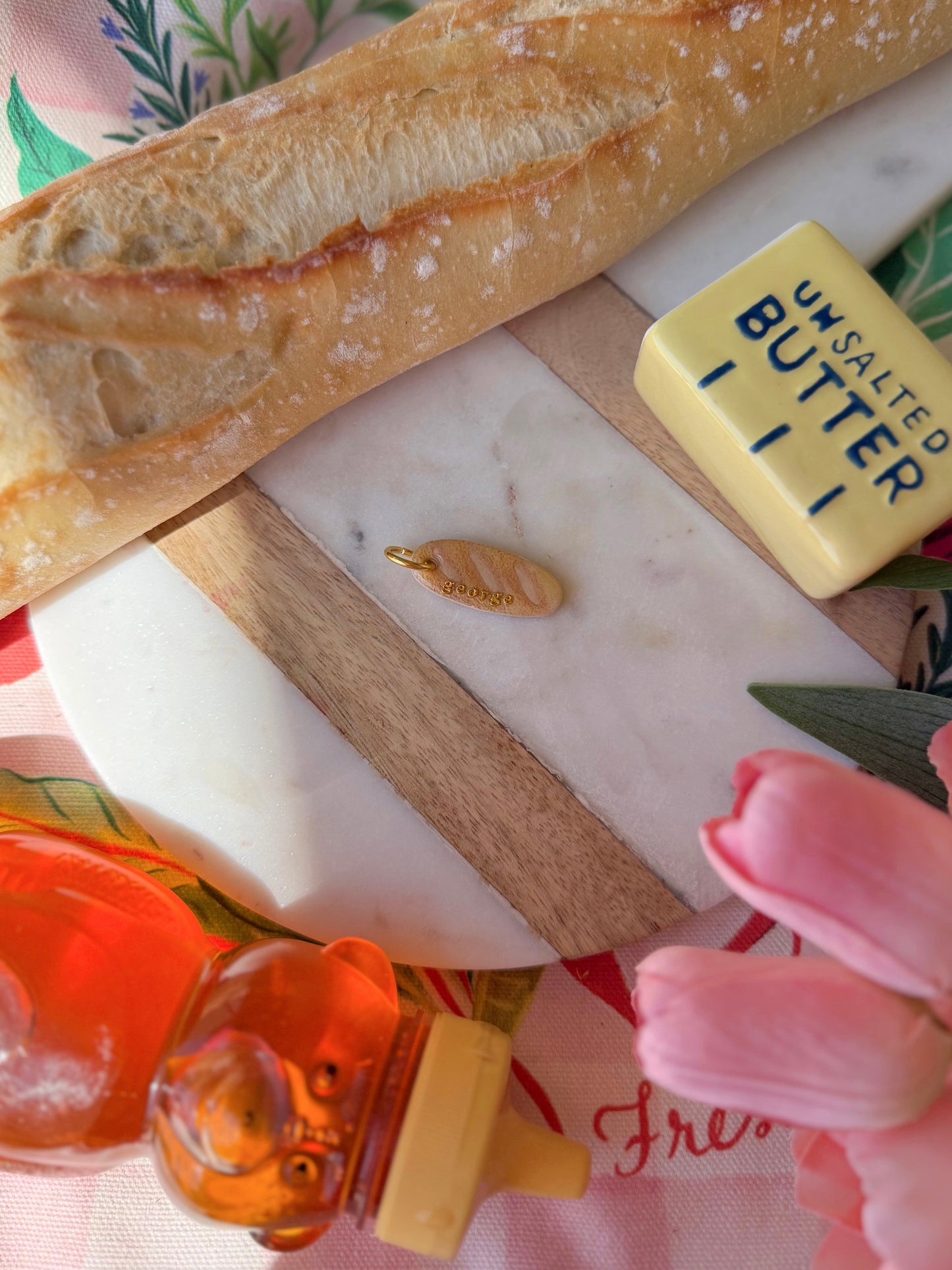 Baked goods | Clay pet id tag