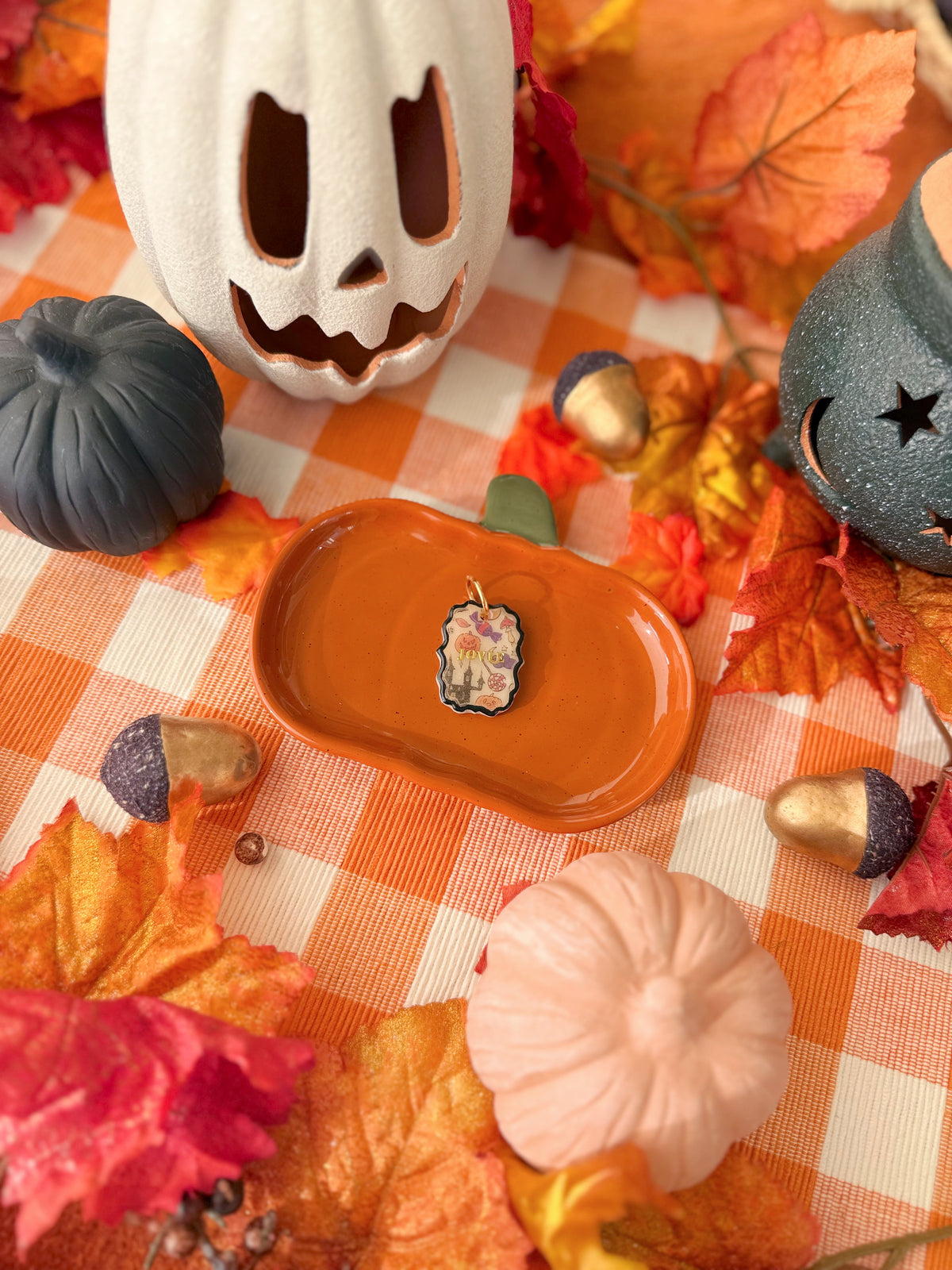 After dark | Clay pet id tag