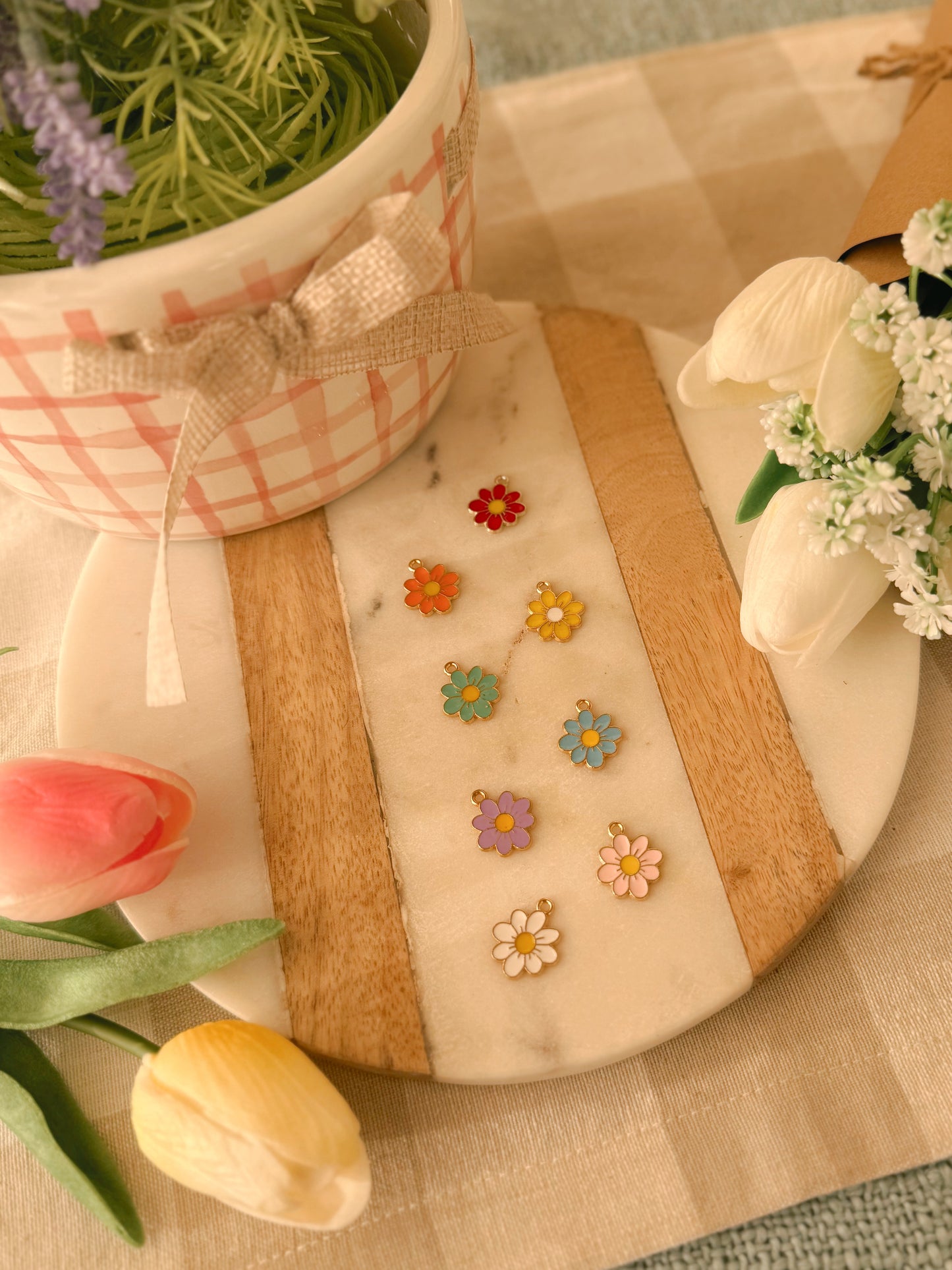 flower charms | add on