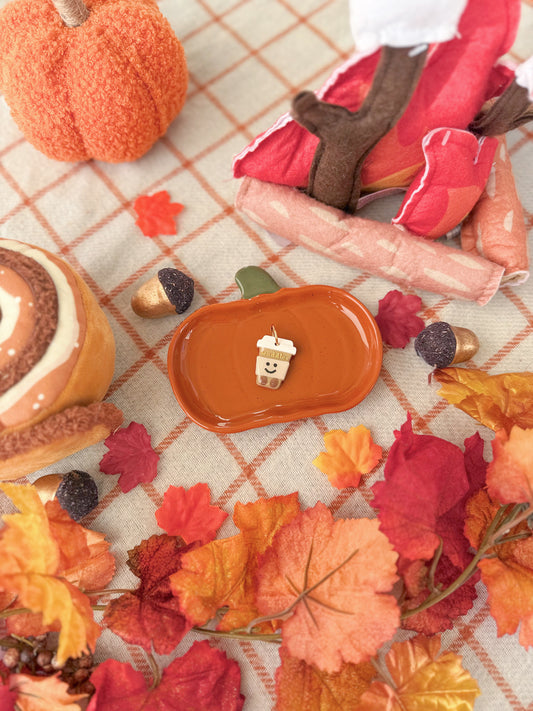 Cute Coffee | Clay pet id tag