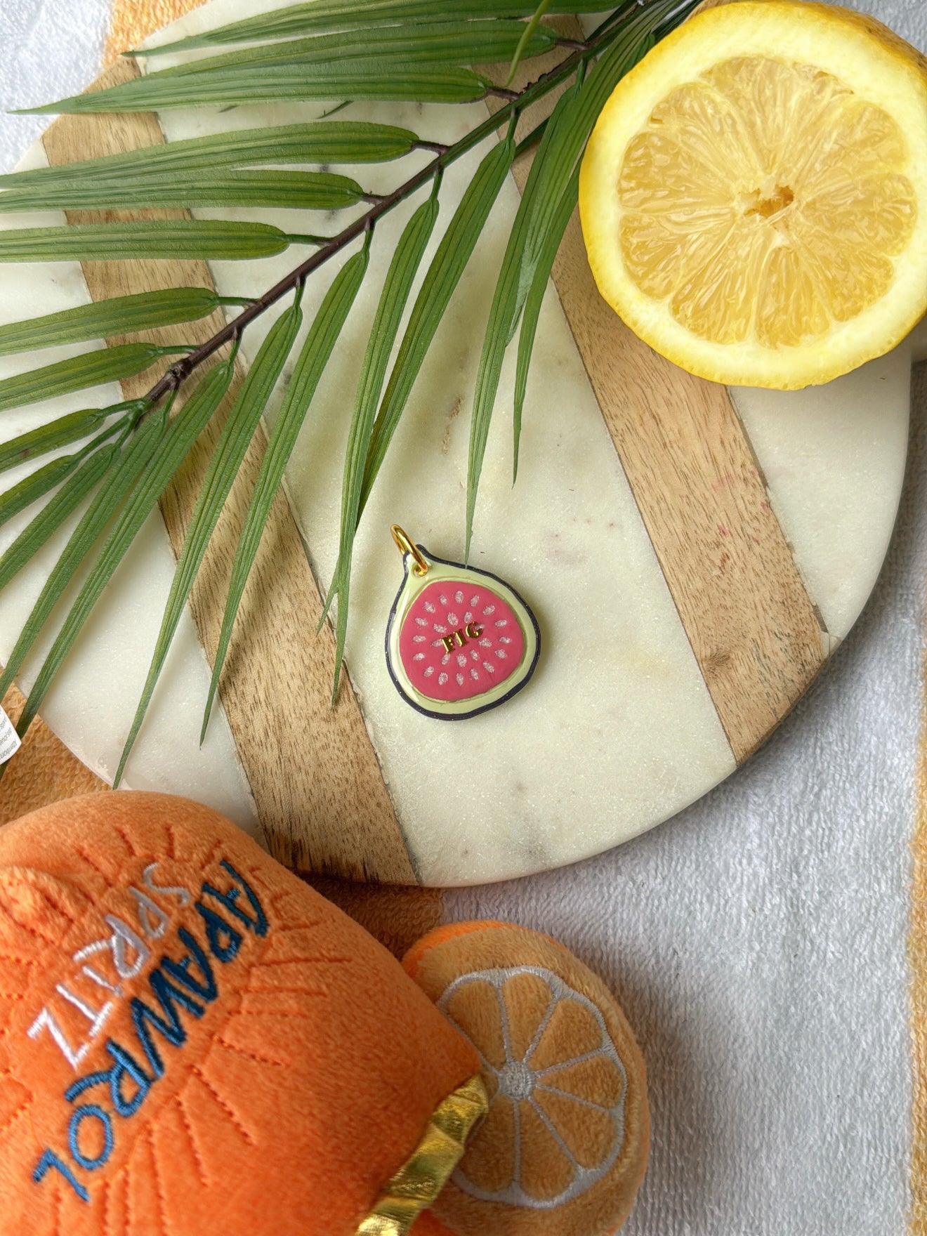 Fig | Clay pet id tag
