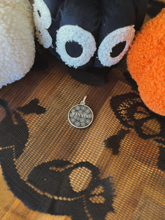 spider web | resin pet id tag
