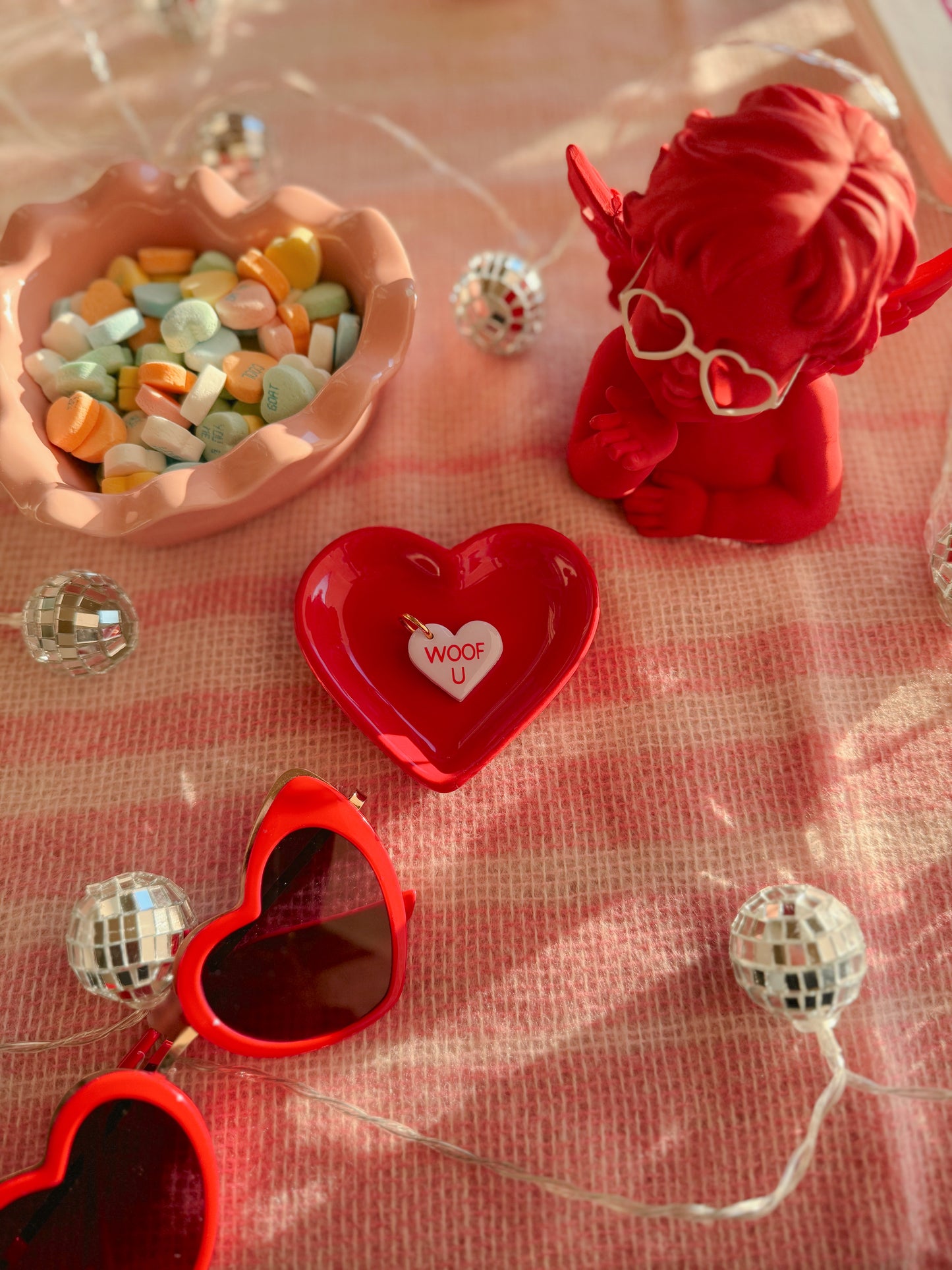 sweethearts | clay pet id tag