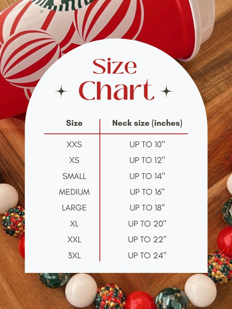 under the mistletoe | beaded pet necklace