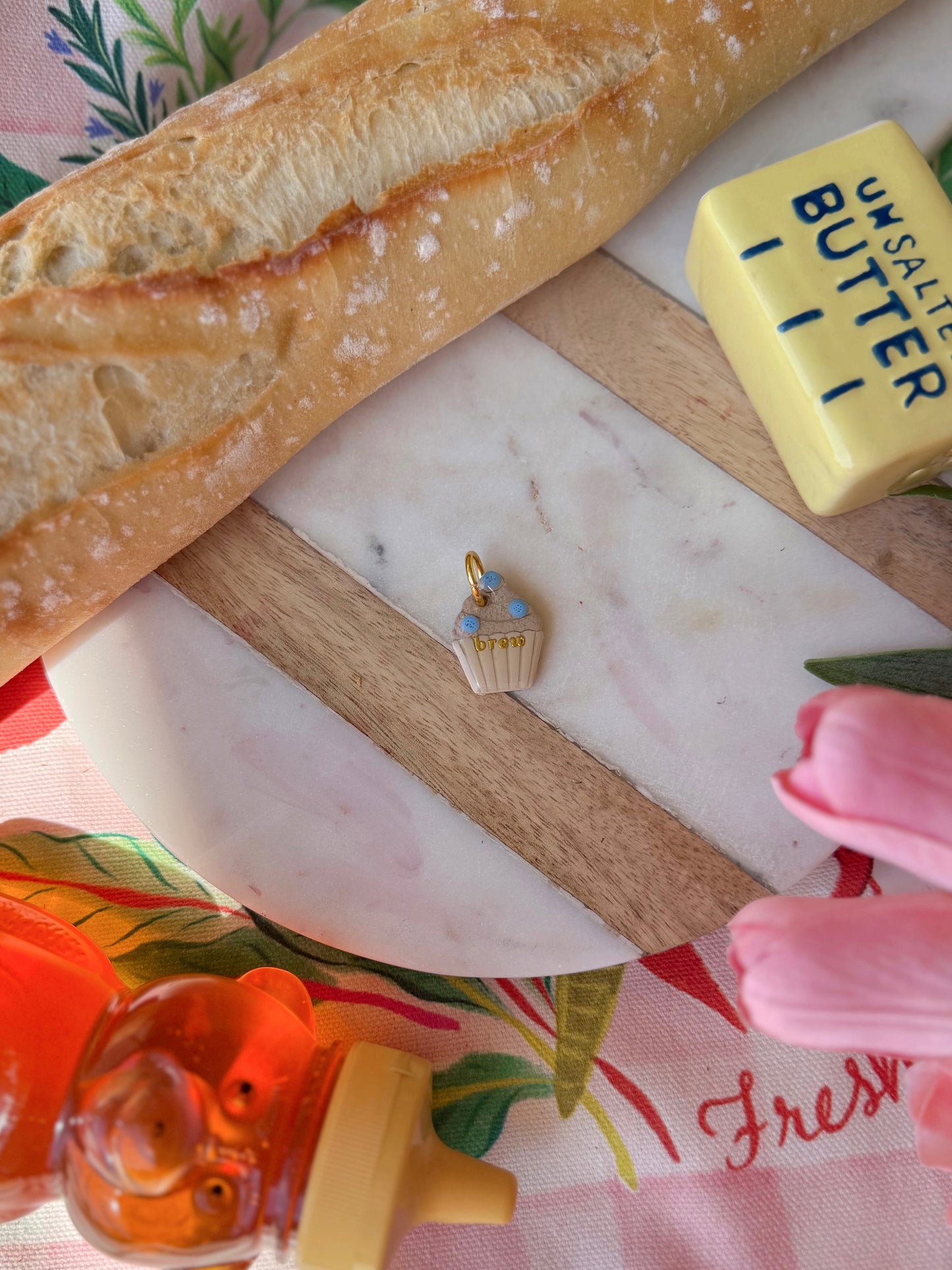 Baked goods | Clay pet id tag