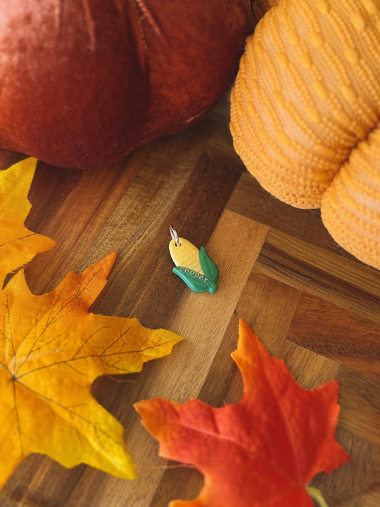 corn | clay pet id tag