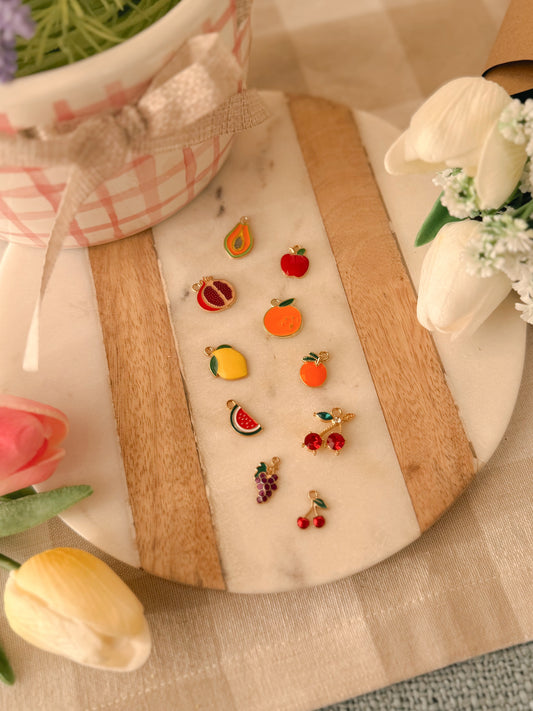 assorted fruit charms | add on