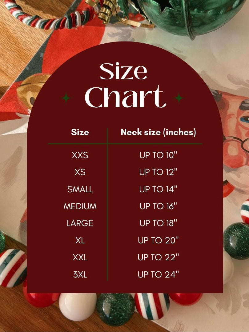 deck the halls | beaded pet necklace