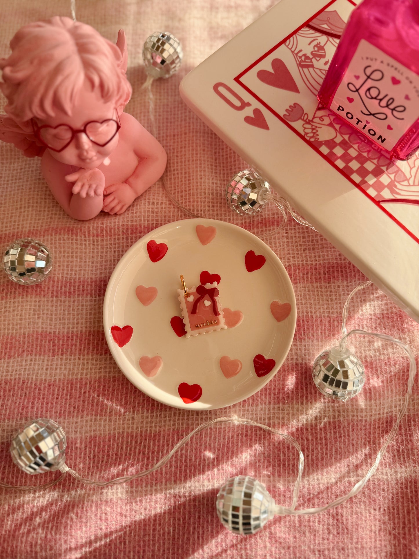 cupid mail | clay pet id tag