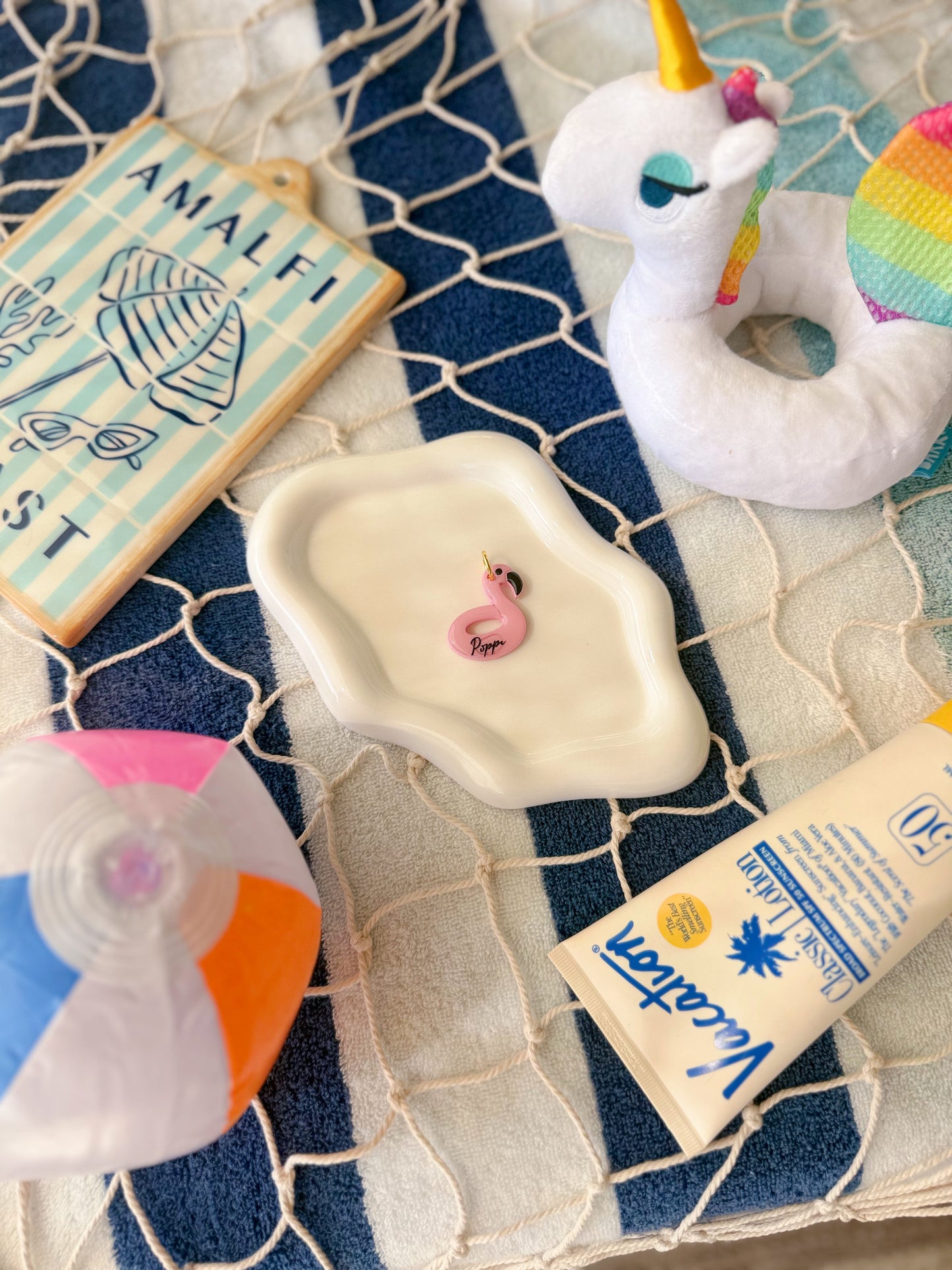 Pool Float | Clay pet id tag