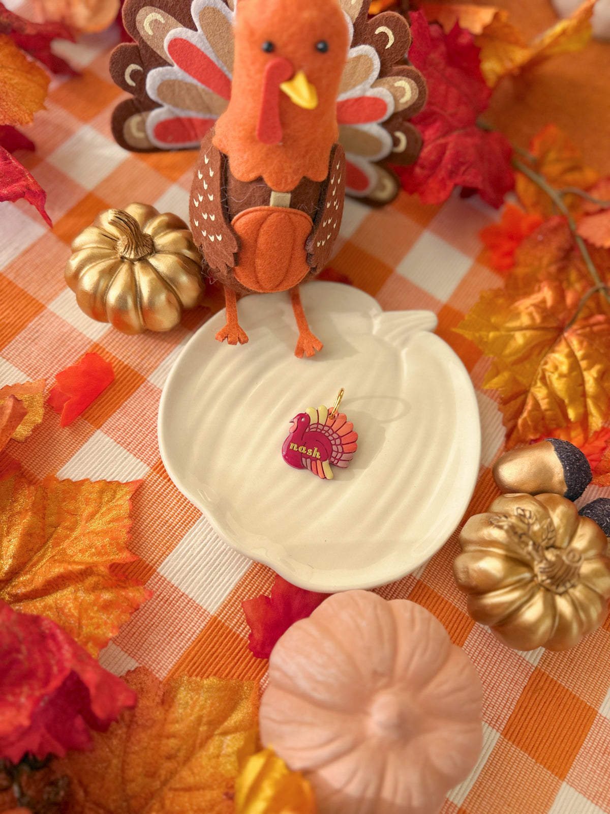 Turkey | Clay pet id tag