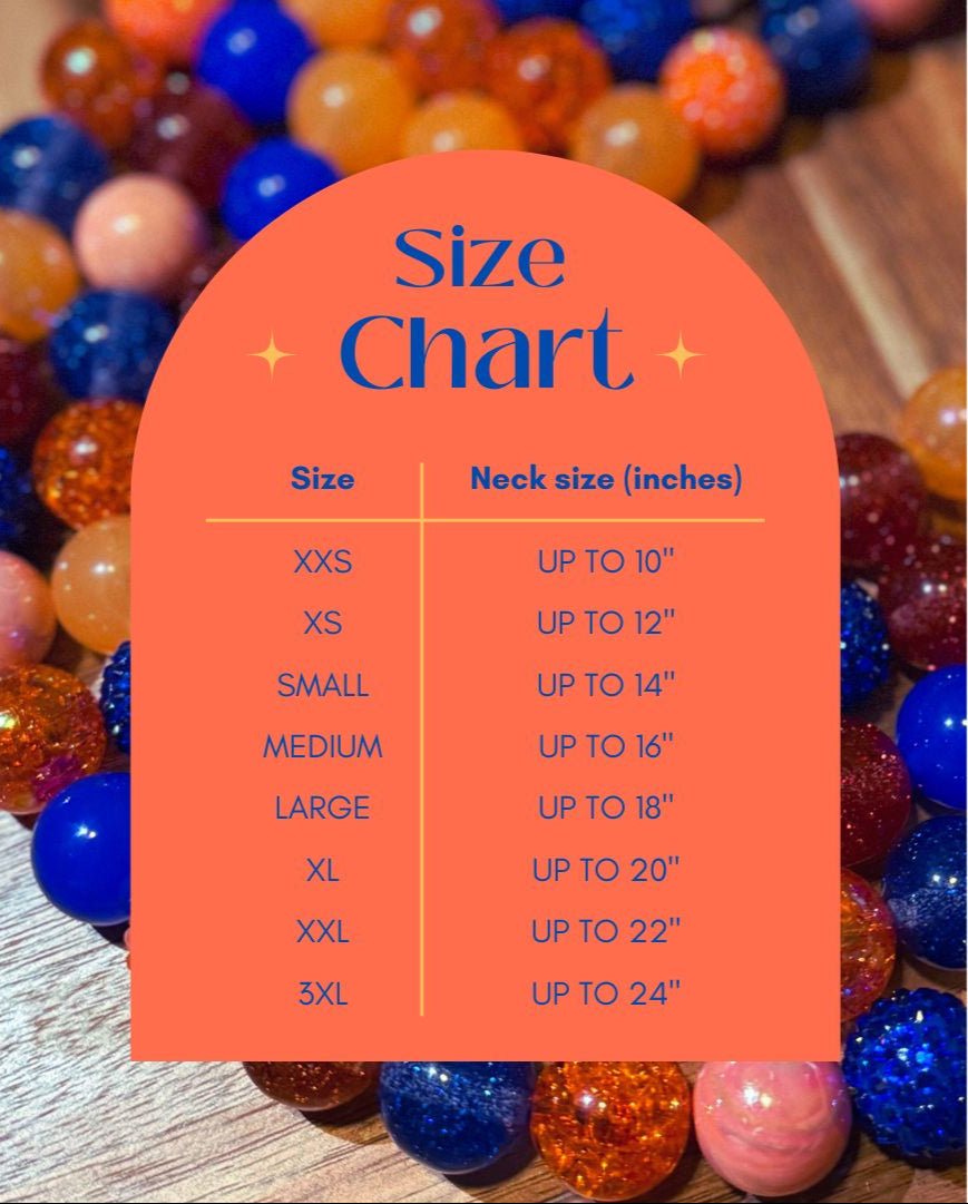 spritz | beaded pet necklace