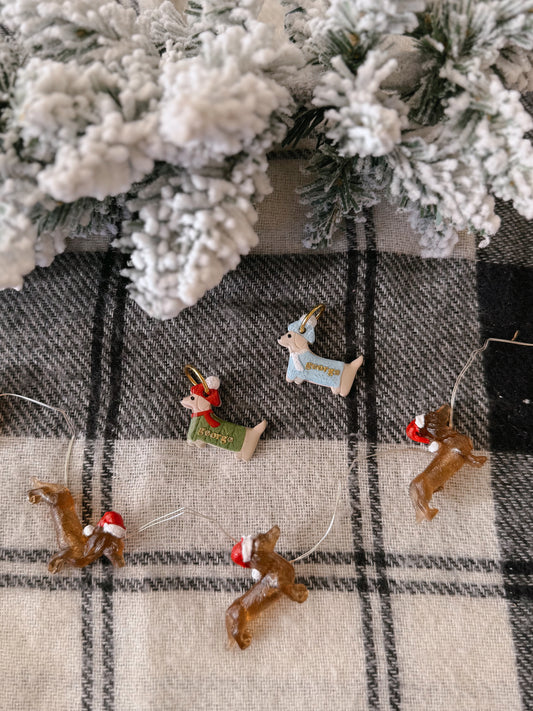 winter weenie | clay pet id tag