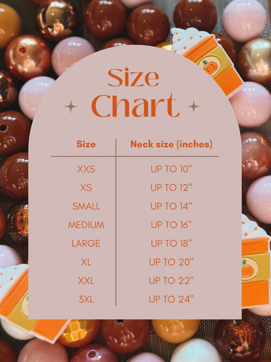 sweet psl | beaded pet necklace