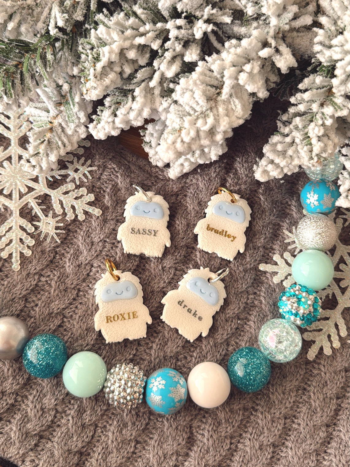 yeti | clay pet id tag