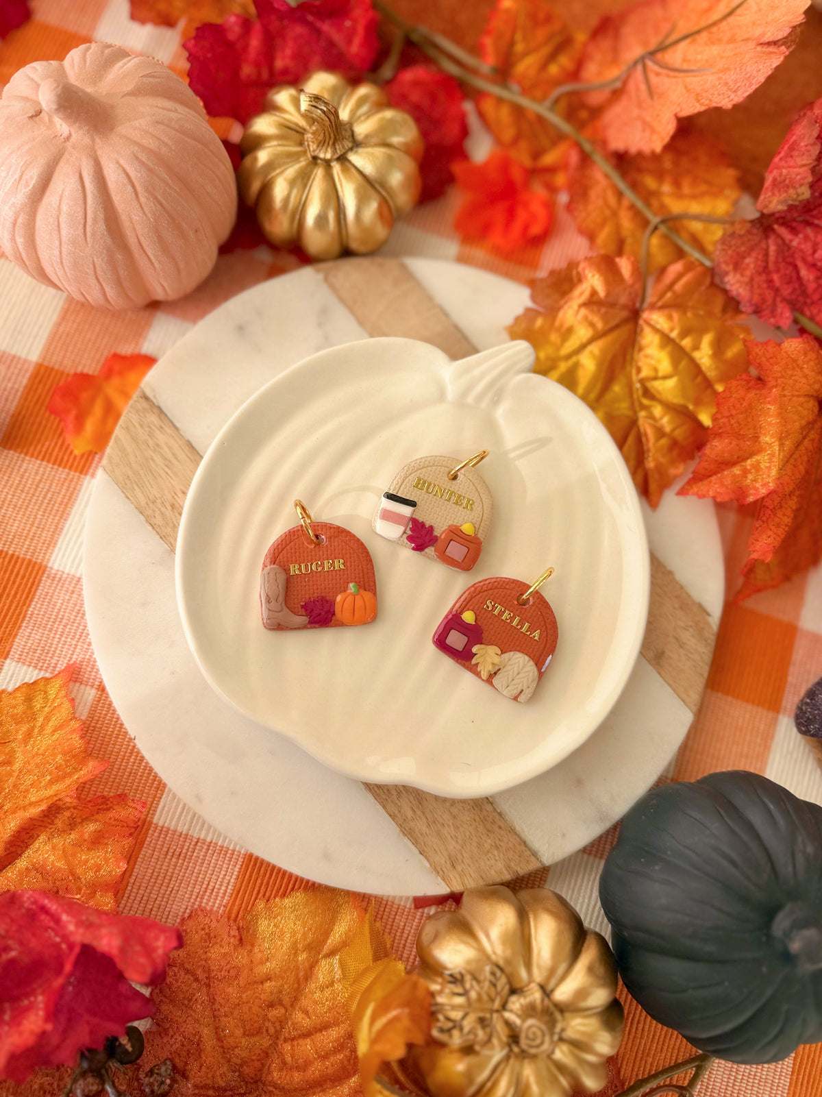 Create your cozy | Clay pet id tag