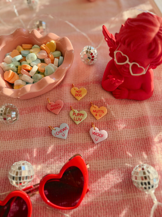 sweethearts | clay pet id tag