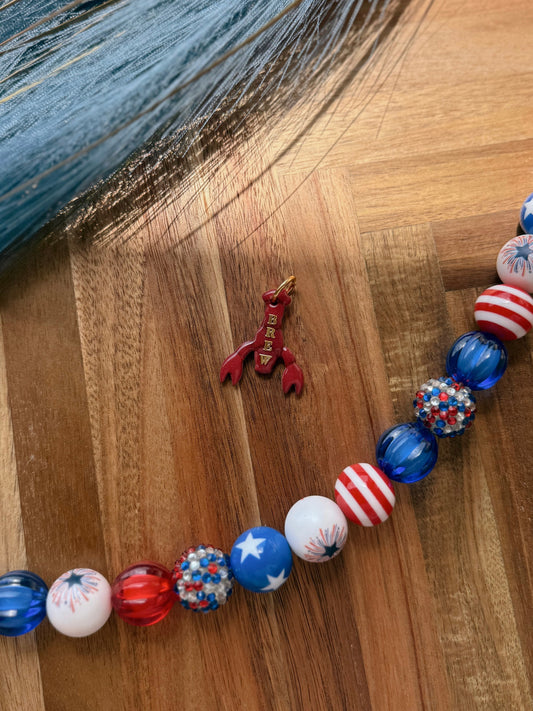 lobster | clay id tag