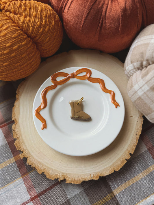 cozy boot | clay pet id tag