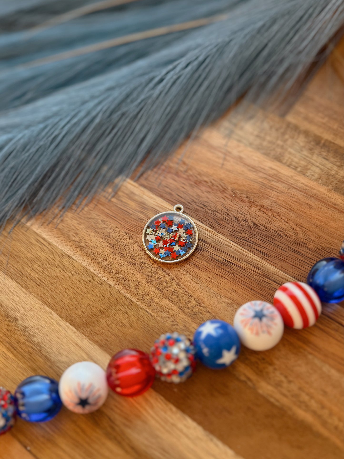 star confetti | resin id tag