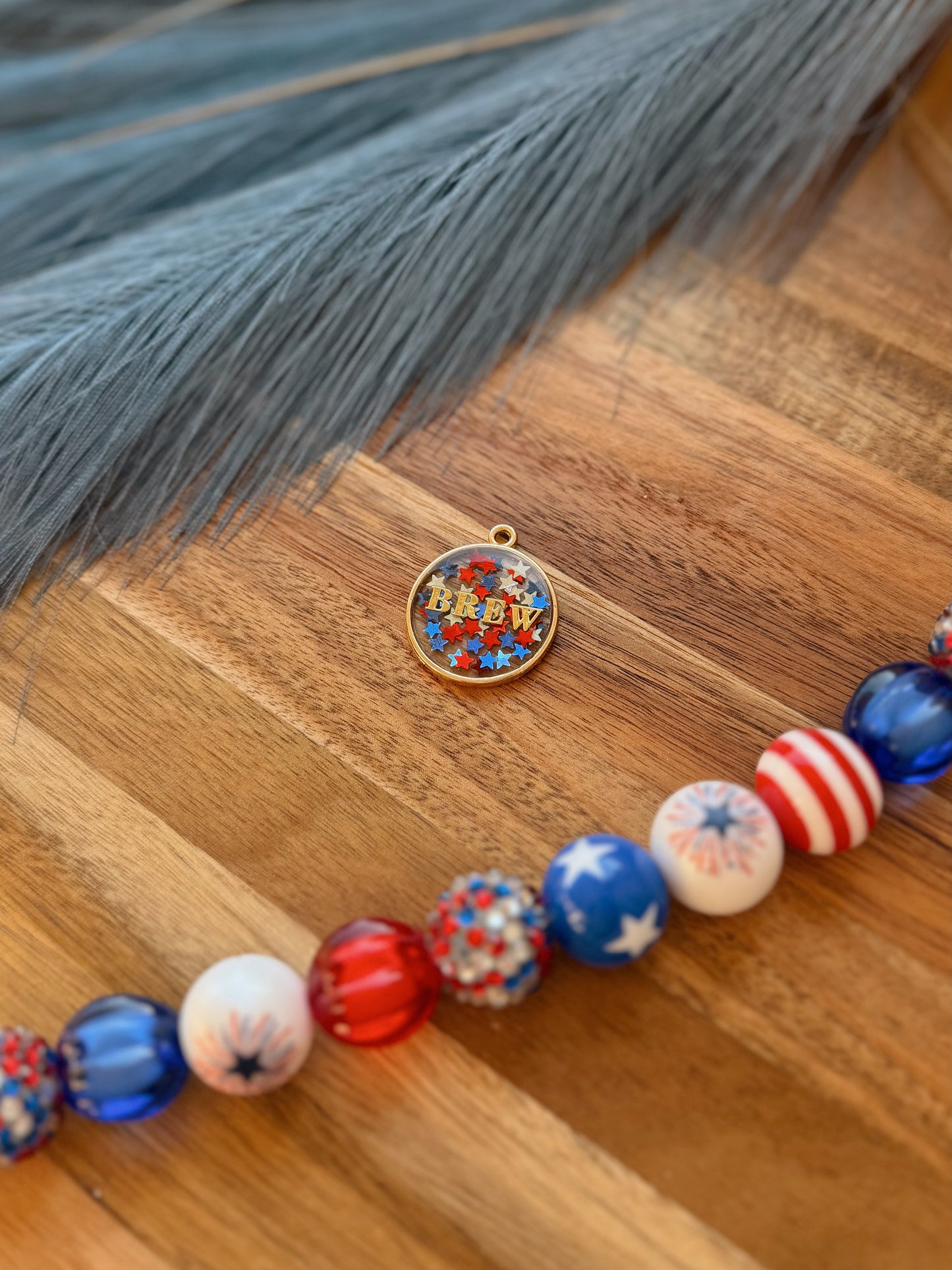 star confetti | resin id tag