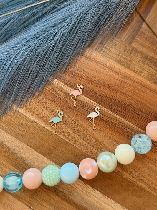 flamingo charms | add on