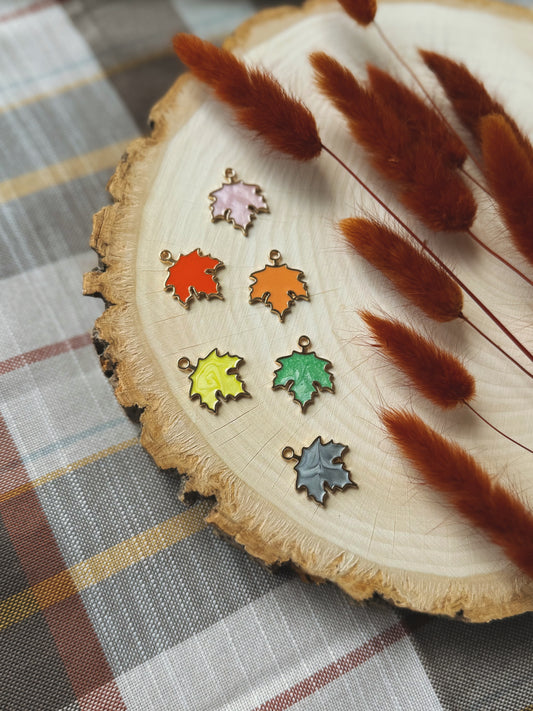 maple leaf charm | add on