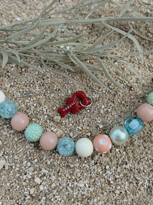 lobster | clay pet id tag